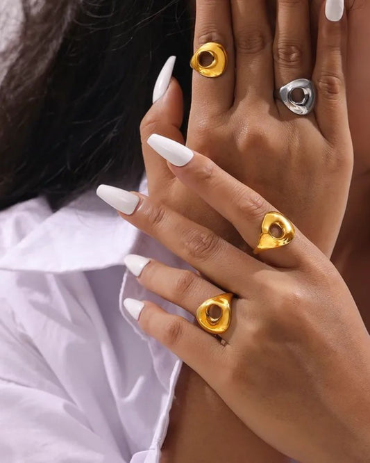 Anillo Ajustable Tea Ring Dorado
